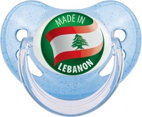 Made in LEBANON Bleue à paillette