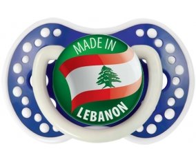 Made in LEBANON Bleu-marine phosphorescente