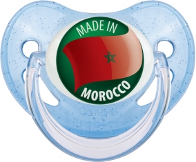 Made in MOROCCO Bleue à paillette