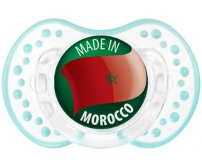Made in MOROCCO Retro-blanc-lagon classique