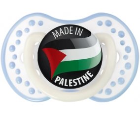 Made in PALESTINE Blanc-cyan classique