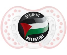 Made in PALESTINE Retro-blanc-rose-tendre classique