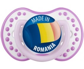 Made in ROMANIA Blanc-mauve classique