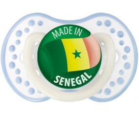 Made in SENEGAL Blanc-cyan classique