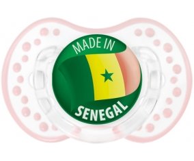 Made in SENEGAL Retro-blanc-rose-tendre classique