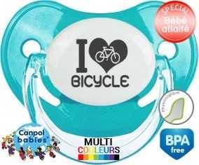 I love bicycle : Tétine Physiologique personnalisée