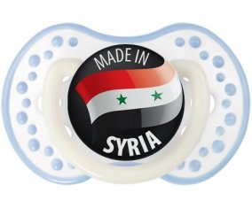 Made in SYRIA Blanc-cyan classique