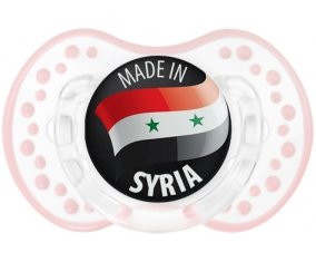 Made in SYRIA Retro-blanc-rose-tendre classique