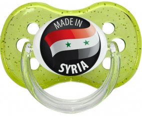 Made in SYRIA Vert à paillette