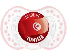 Made in TUNISIA Retro-blanc-rose-tendre classique