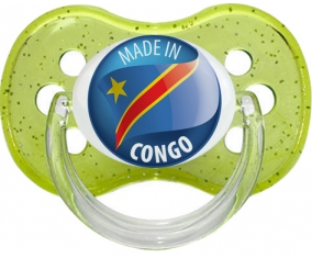 Made in CONGO Vert à paillette