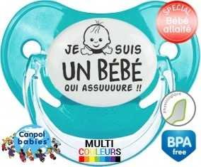 Je suis un bébé qui assuuure !! : Sucette Physiologique personnalisée