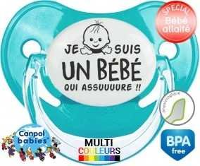 Je suis un bébé qui assuuure !! : Sucette Physiologique personnalisée