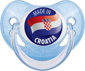 Made in CROATIA Bleue à paillette