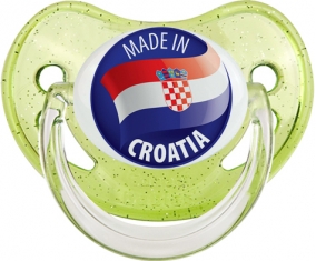 Made in CROATIA Vert à paillette