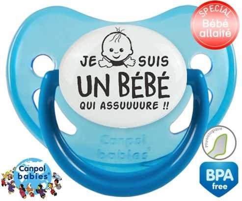 Je suis un bébé qui assuuure!!: Sucette Physiologique-su7.fr