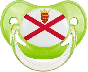 Drapeau Île à Jersey Sucette Physiologique Vert classique