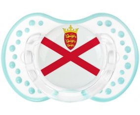 Drapeau Île à Jersey Sucette LOVI Dynamic Retro-blanc-lagon classique