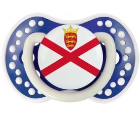 Drapeau Île à Jersey Sucette LOVI Dynamic Bleu-marine phosphorescente