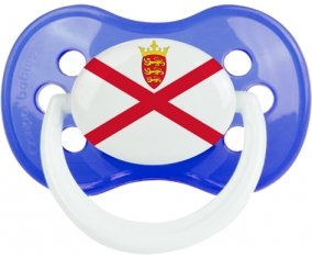 Drapeau Île à Jersey Sucette Anatomique Bleu classique