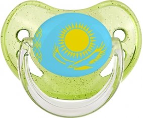 Drapeau Kazakhstan Sucete Physiologique Vert à paillette