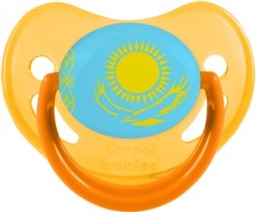 Drapeau Kazakhstan Sucete Physiologique Jaune phosphorescente