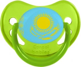 Drapeau Kazakhstan Sucete Physiologique Vert phosphorescente