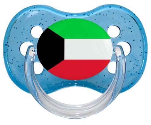 Drapeau Koweit Sucete Cerise Bleu à paillette