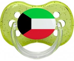 Drapeau Koweit Sucete Cerise Vert à paillette