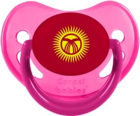 Drapeau Kirghizistan Sucete Physiologique Rose phosphorescente