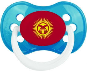 Drapeau Kirghizistan Sucette Anatomique Cyan classique