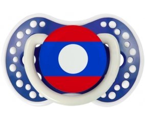 Drapeau Laos Sucette LOVI Dynamic Bleu-marine phosphorescente