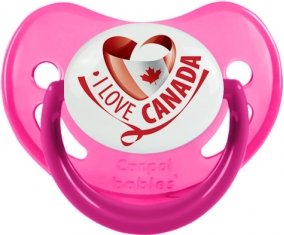 I Love Canada design 2 Sucete Physiologique Rose phosphorescente