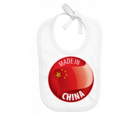 Made in CHINA : Bavoir bébé