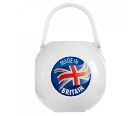 Boîte à tétine Made in BRITAIN de couleur Blanche