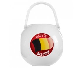 Boîte à sucette Made in BELIUM de couleur Blanche