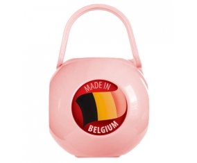 Boîte à sucette Made in BELIUM de couleur Rose