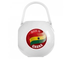 Boîte à tétine Made in GHANA de couleur Blanche