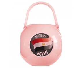 Boîte à sucette Made in EGYPT de couleur Rose