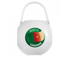 Boîte à sucette Made in CAMEROON de couleur Blanche