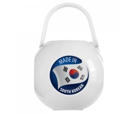 Boîte à tétine Made in SOUTH KOREAN de couleur Blanche