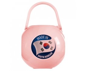 Boîte à tétine Made in SOUTH KOREAN de couleur Rose