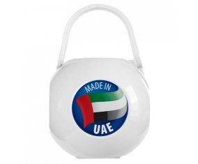 Boîte à sucette Made in UAE de couleur Blanche