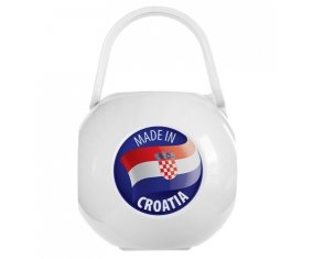 Boîte à sucette Made in CROATIA de couleur Blanche