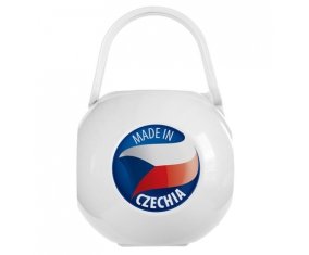 Boîte à tétine Made in CZECHIA de couleur Blanche