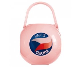Boîte à tétine Made in CZECHIA de couleur Rose