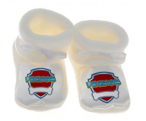 Chausson pour bébé personnalisé Jouet toys Logo Pat patrouille