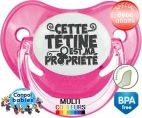 Cette sucette est ma propriété style1: Sucette Physiologique-su7.fr