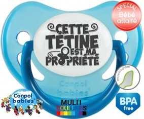 Cette sucette est ma propriété style1: Sucette Physiologique-su7.fr