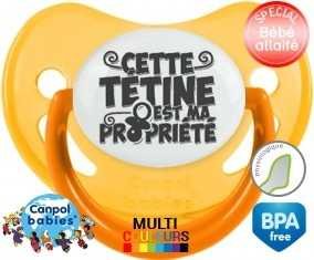 Cette sucette est ma propriété style1: Sucette Physiologique-su7.fr
